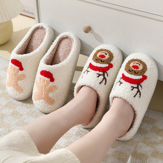 Christmas Home Slippers Santa Claus