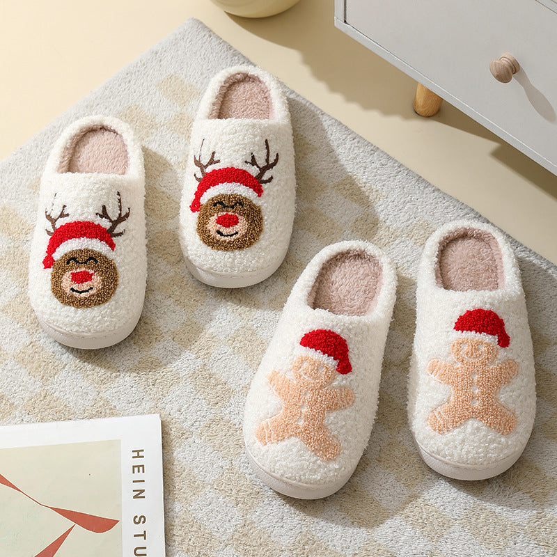 Christmas Home Slippers Santa Claus