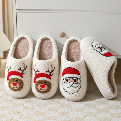 Christmas Home Slippers Santa Claus