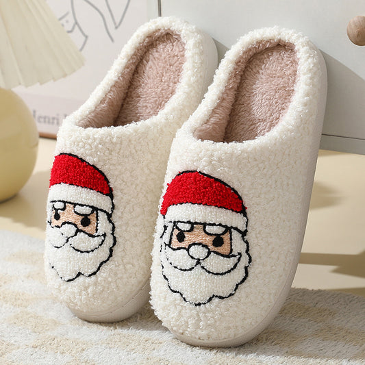Christmas Home Slippers Santa Claus
