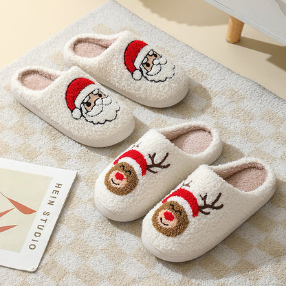Christmas Home Slippers Santa Claus